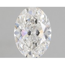 Lab Created 1.51 Carat G-VS1 Oval Diamond