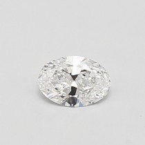Lab Created 0.34 Carat D-VVS2 Oval Diamond