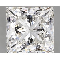 Lab Created 3.18 Carat G-SI1 Princess Cut Diamond Lab Created 3.18 Carat G-SI1 Princess Cut Diamond