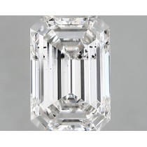 Lab Created 1.85 Carat G-SI2 Emerald Cut Diamond Lab Created 1.85 Carat G-SI2 Emerald Cut Diamond