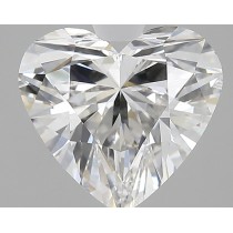 Lab Created 3.04 Carat G-VVS2 Heart Shaped Diamond