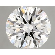Lab Created 2.06 Carat G-SI1 Round Diamond