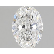 Lab Created 1.56 Carat F-VVS2 Oval Diamond