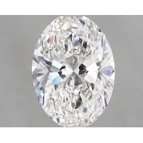 Lab Created 2.18 Carat F-VS2 Oval Diamond