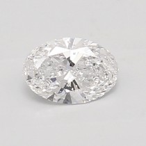 Lab Created 0.70 Carat D-SI1 Oval Diamond Lab Created 0.70 Carat D-SI1 Oval Diamond