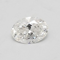 Lab Created 0.65 Carat F-SI1 Oval Diamond Lab Created 0.65 Carat F-SI1 Oval Diamond