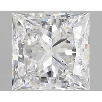 Lab Created 3.02 Carat E-SI1 Princess Cut Diamond Lab Created 3.02 Carat E-SI1 Princess Cut Diamond