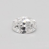 Lab Created 0.32 Carat E-SI1 Oval Diamond