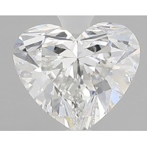 Lab Created 1.53 Carat F-VVS2 Heart Shaped Diamond