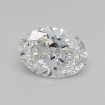 Lab Created 0.39 Carat E-SI1 Oval Diamond