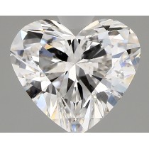 Lab Created 1.79 Carat E-VS2 Heart Shaped Diamond