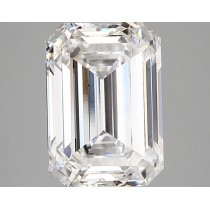 Lab Created 3.61 Carat F-SI1 Emerald Cut Diamond