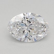 Lab Created 0.57 Carat E-SI1 Oval Diamond Lab Created 0.57 Carat E-SI1 Oval Diamond