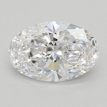 Lab Created 0.92 Carat D-VS1 Oval Diamond