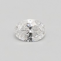 Lab Created 0.36 Carat D-VVS2 Oval Diamond