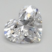 Lab Created 1.77 Carat E-VVS2 Heart Shaped Diamond