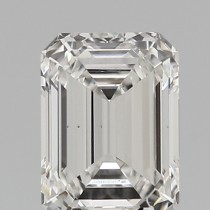 Lab Created 1.54 Carat G-VS1 Emerald Cut Diamond