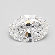 Lab Created 0.95 Carat D-VS2 Oval Diamond