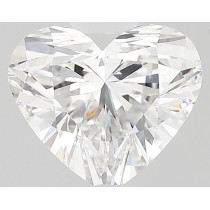 Lab Created 1.68 Carat E-VVS2 Heart Shaped Diamond
