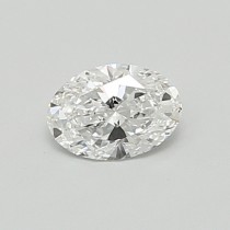 Lab Created 0.55 Carat E-SI1 Oval Diamond