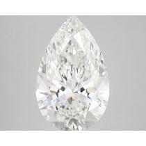 Lab Created 6.40 Carat G-VS1 Pear Shaped Diamond