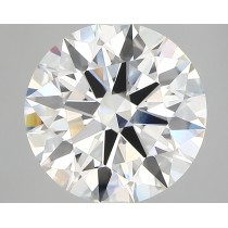 Lab Created 3.74 Carat G-VVS2 Round Diamond