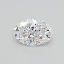 Lab Created 0.33 Carat D-VVS2 Oval Diamond
