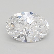 Lab Created 0.64 Carat D-VS2 Oval Diamond