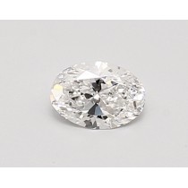Lab Created 0.39 Carat E-VVS2 Oval Diamond
