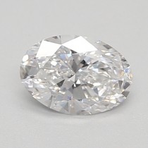 Lab Created 0.47 Carat D-VS1 Oval Diamond