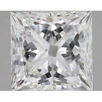 Lab Created 3.37 Carat G-VS1 Princess Cut Diamond