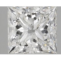 Lab Created 3.31 Carat H-VS1 Princess Cut Diamond