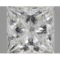Lab Created 3.34 Carat H-SI1 Princess Cut Diamond Lab Created 3.34 Carat H-SI1 Princess Cut Diamond