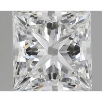 Lab Created 3.61 Carat G-VS1 Princess Cut Diamond