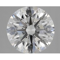 Lab Created 3.40 Carat F-VVS2 Round Diamond