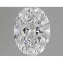 Lab Created 2.14 Carat F-VS1 Oval Diamond