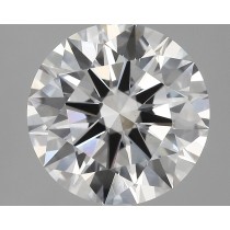 Lab Created 3.30 Carat G-VS1 Round Diamond