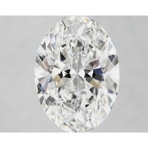 Lab Created 2.37 Carat F-VS2 Oval Diamond