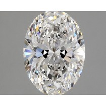 Lab Created 2.36 Carat F-VVS2 Oval Diamond Certified By gia