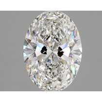 Lab Created 2.22 Carat G-SI1 Oval Diamond Lab Created 2.22 Carat G-SI1 Oval Diamond