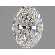 Lab Created 2.26 Carat F-VS1 Oval Diamond