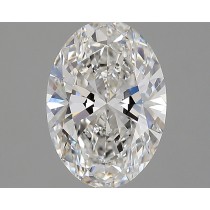 Lab Created 2.40 Carat F-VS1 Oval Diamond