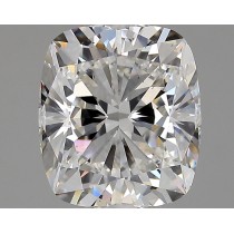 Lab Created 3.40 Carat G-VS2 Cushion Cut Diamond