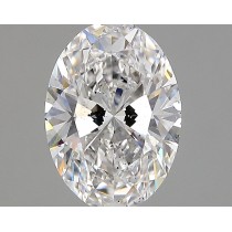 Lab Created 1.77 Carat F-SI1 Oval Diamond