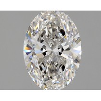 Lab Created 2.24 Carat G-VS2 Oval Diamond