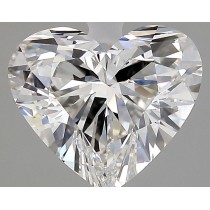 Lab Created 2.52 Carat H-VS1 Heart Shaped Diamond