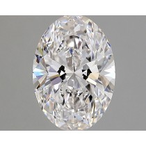Lab Created 2.24 Carat F-VVS2 Oval Diamond