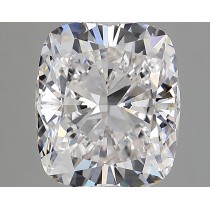 Lab Created 3.28 Carat G-VVS2 Cushion Cut Diamond Lab Created 3.28 Carat G-VVS2 Cushion Cut Diamond