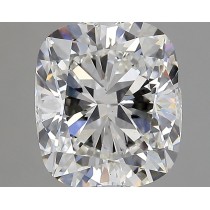 Lab Created 3.15 Carat G-VS1 Cushion Cut Diamond Lab Created 3.15 Carat G-VS1 Cushion Cut Diamond
