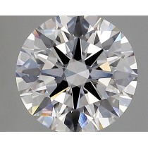 Lab Created 2.43 Carat G-VS1 Round Diamond
